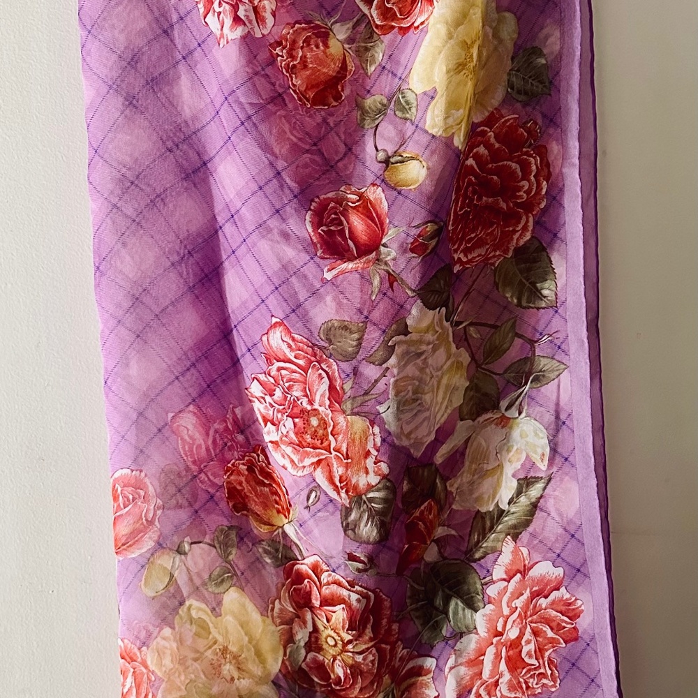 Carlisle Silk  Scarf - Picture 2 of 4